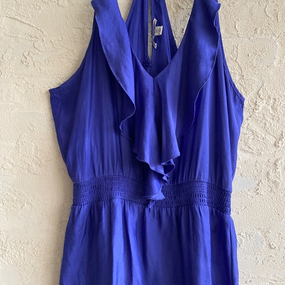 American Eagle Outfitters Purple Mini Dress Racerback Ruffle Sleeveless - Picture 3 of 15